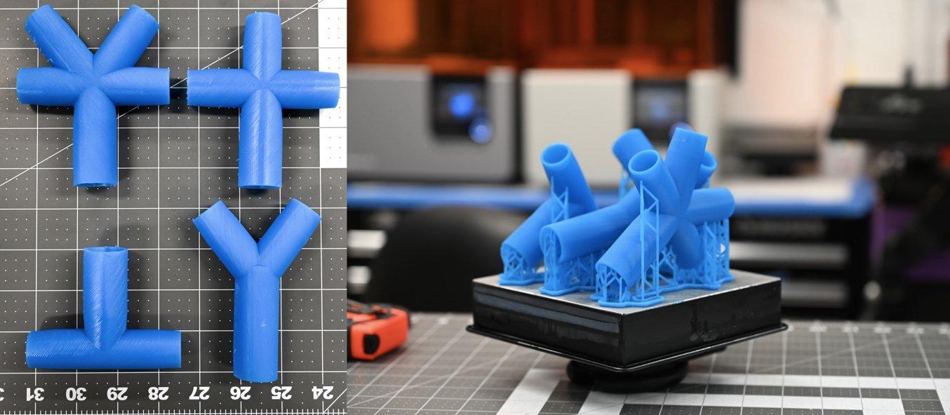 3D printed ventilator splitter