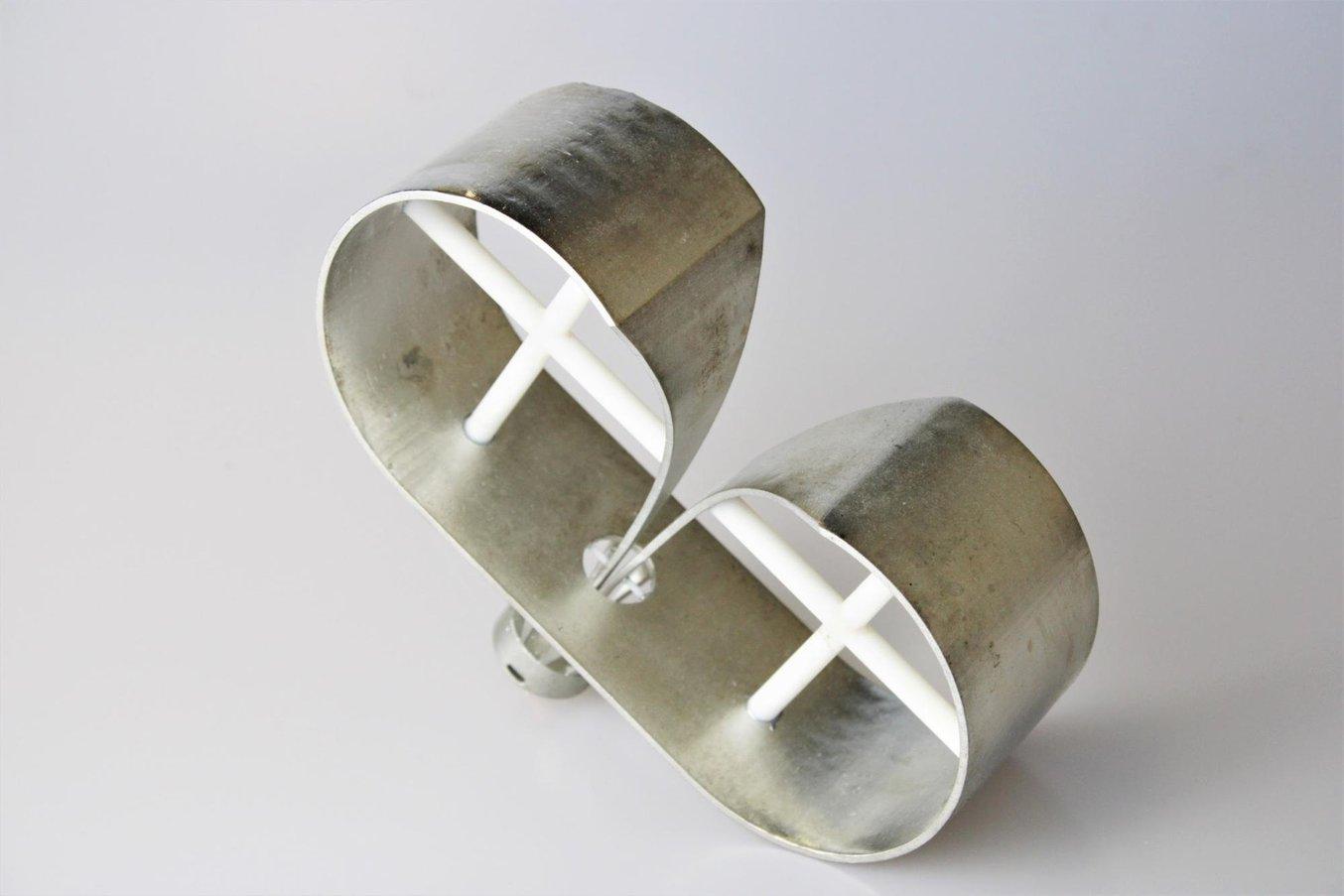 Eine 3D-gedruckte und selektiv galvanisierte TEM-Hornantenne nach dem Entwurf von Julien Haumant, F+E-Ingenieur bei Elliptika.