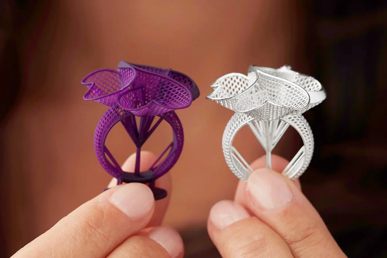 Modelli di gioielleria stampati in 3D