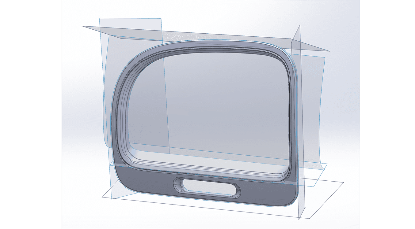 Solidworks orthographic view - Reverse engineering
