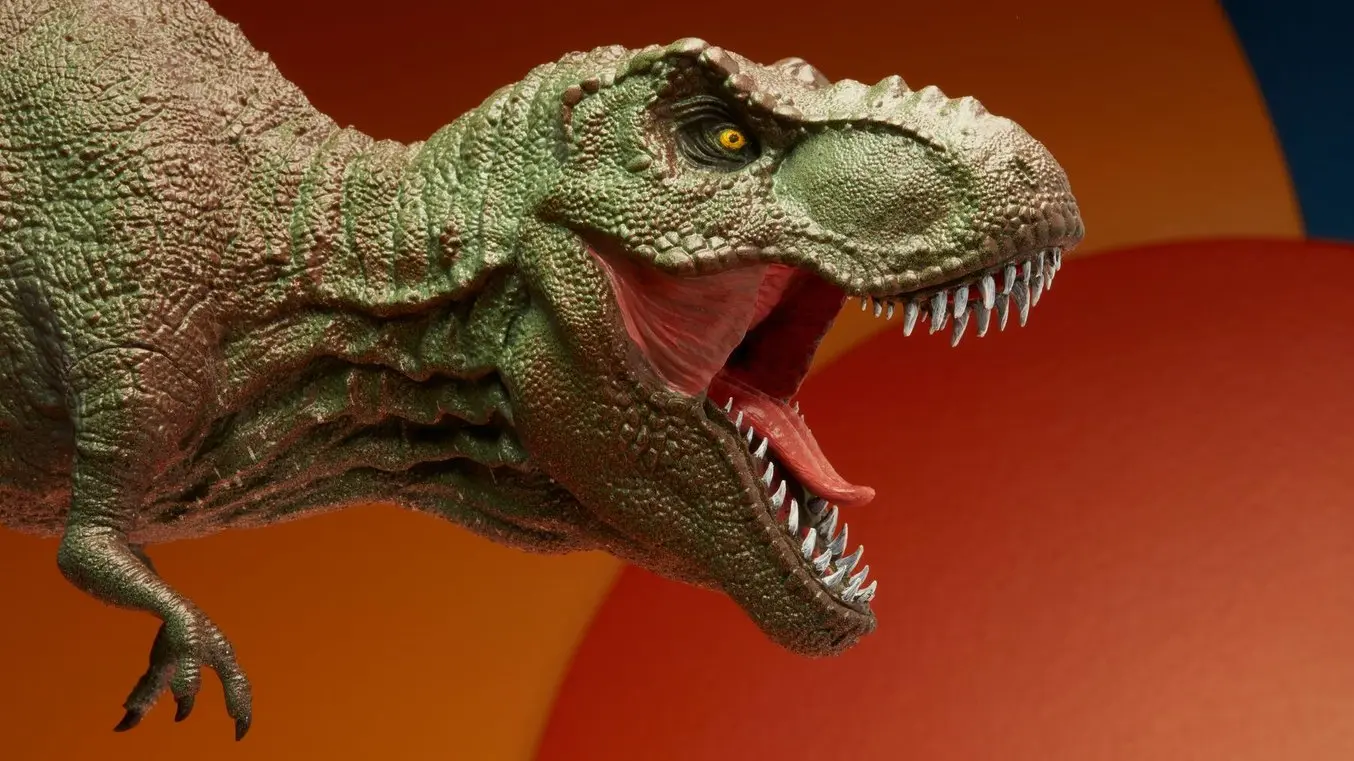 3D-gedruckter Dinosaurier