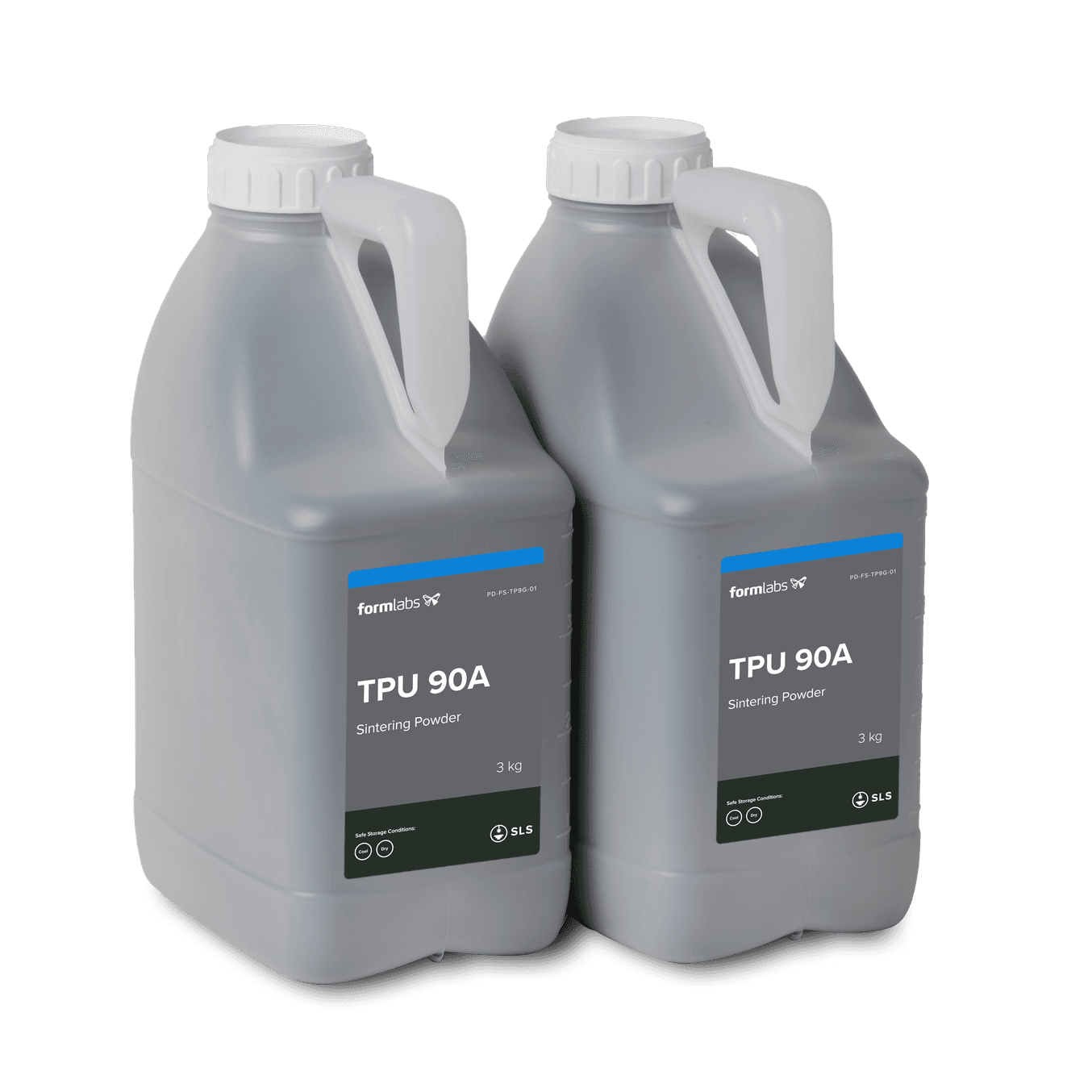 2 jugs of 3kg of TPU 90A Powder for the Fuse Series SLS 3D printer