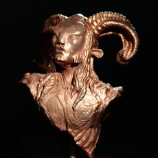 Faun: Modeled, printed, and finished by Robert Vignone