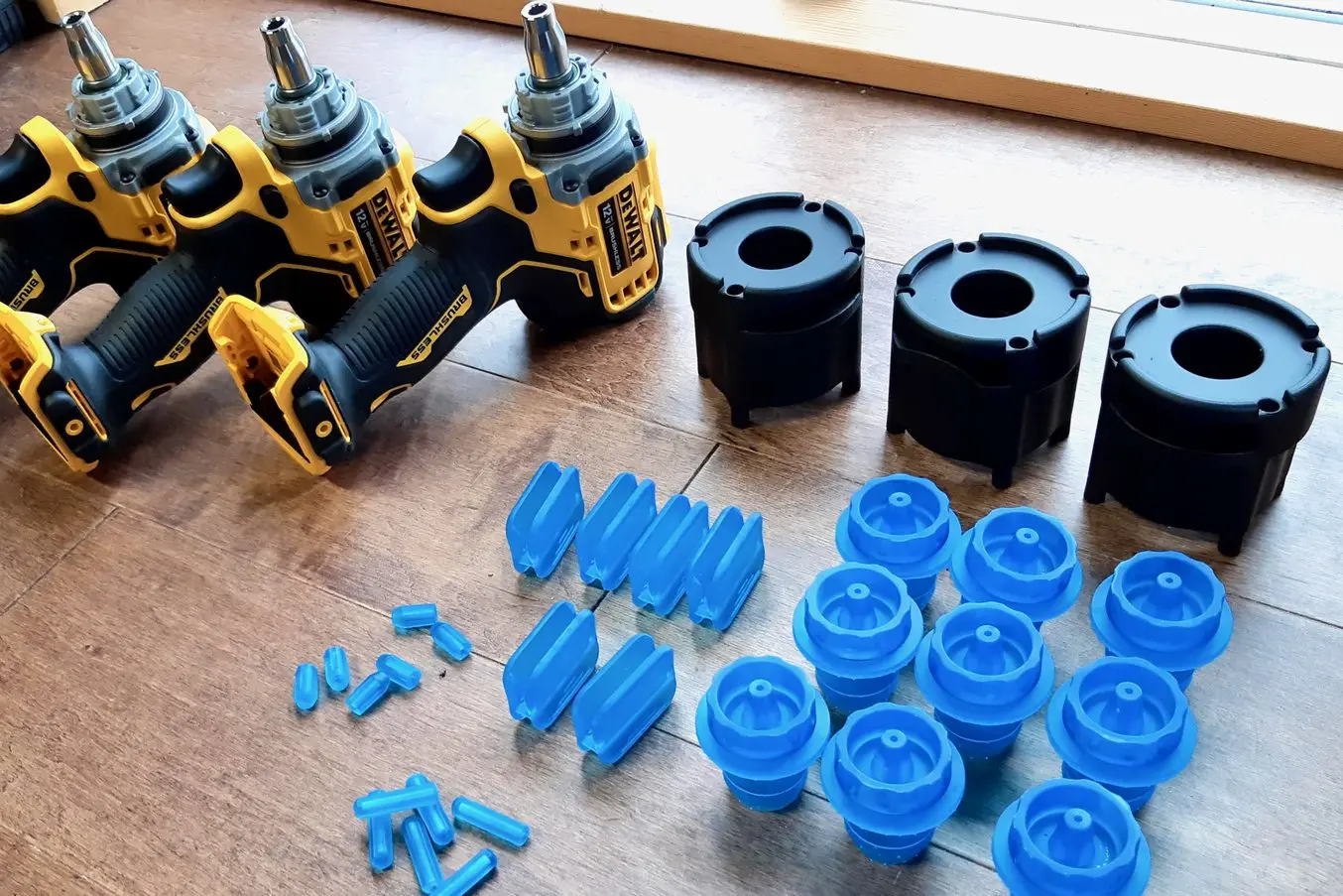 Drills and 3D printed adaptors