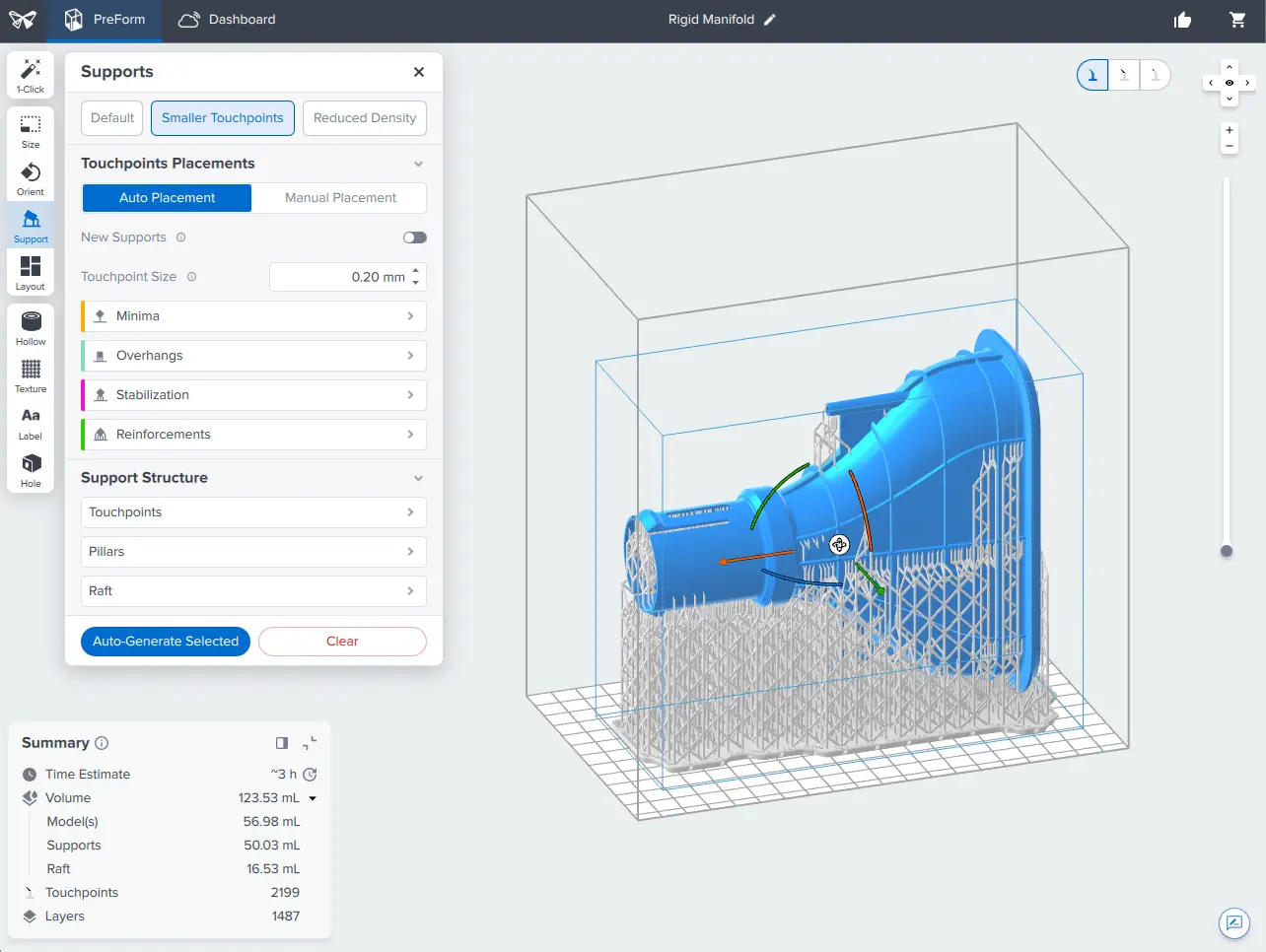 New Support Features for SLA 3D Printing With PreForm 3.51