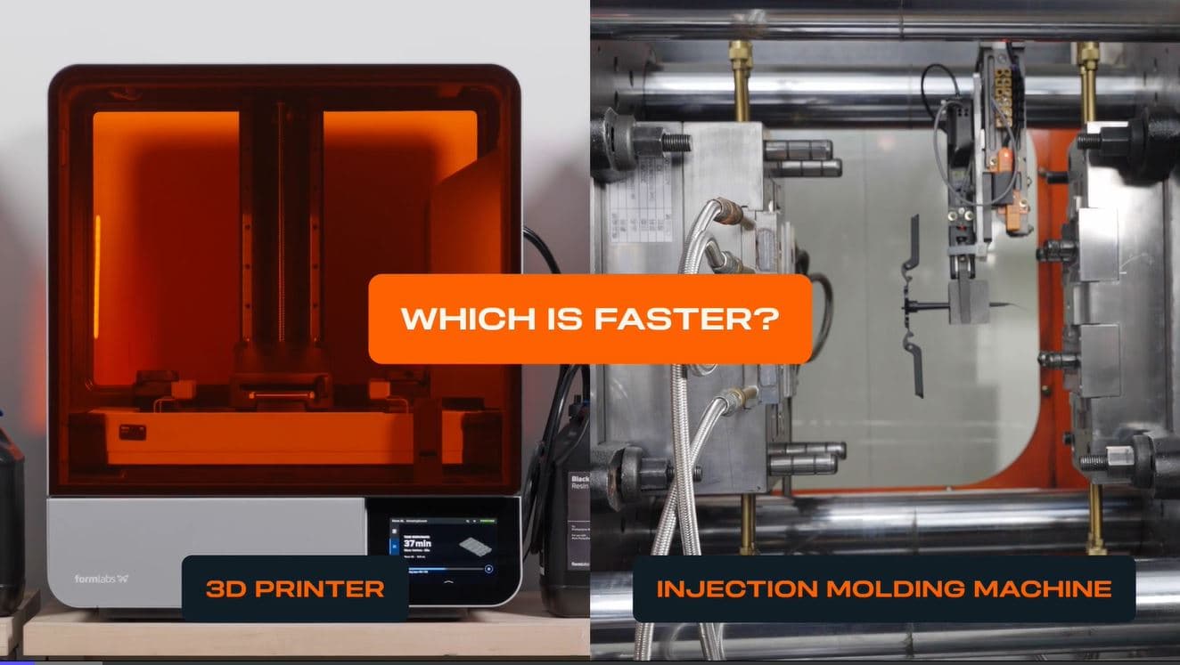 Race to 1,000 Parts: 3D Printing vs. Injection Molding
