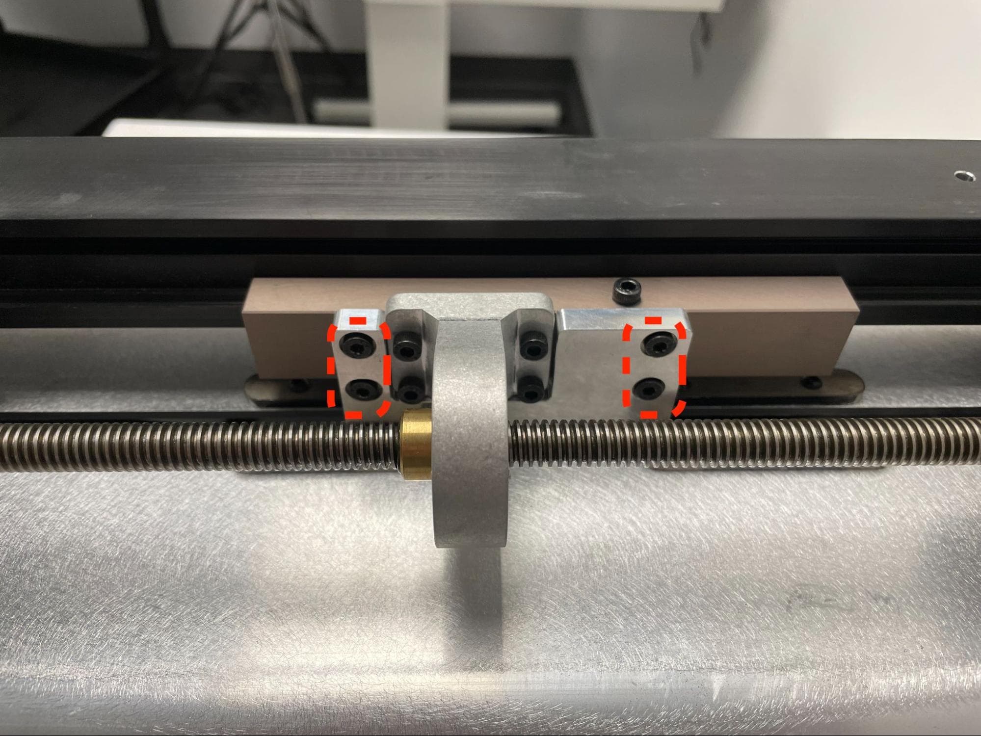 Check the carriage screws