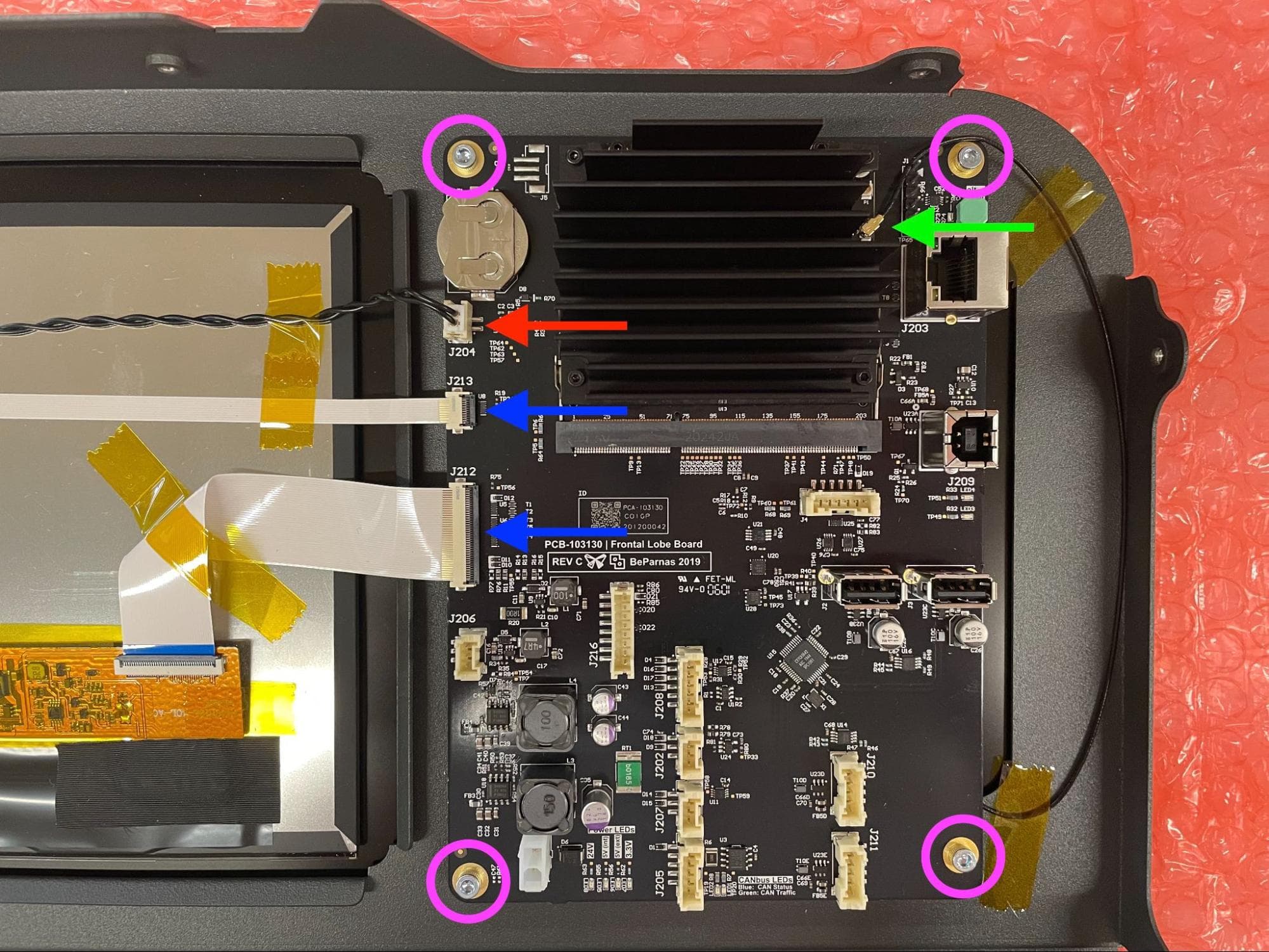 Remove the original display assembly