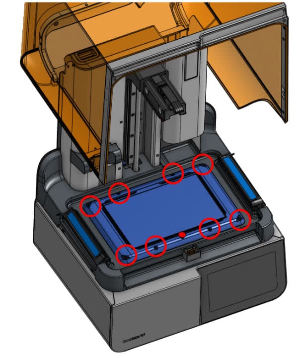 Step 1: Loosen the LPU housing screws
