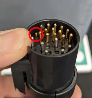 Build chamber plug pins.