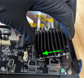 Install the replacement SOM