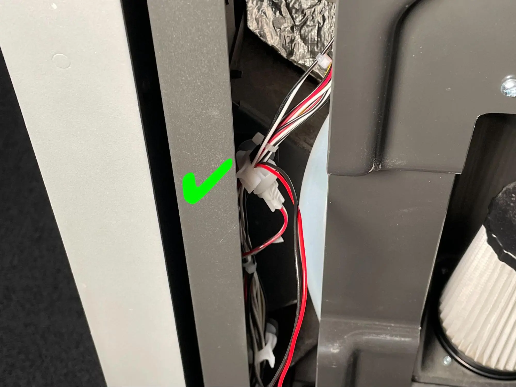 Replace the top & hopper-side panels