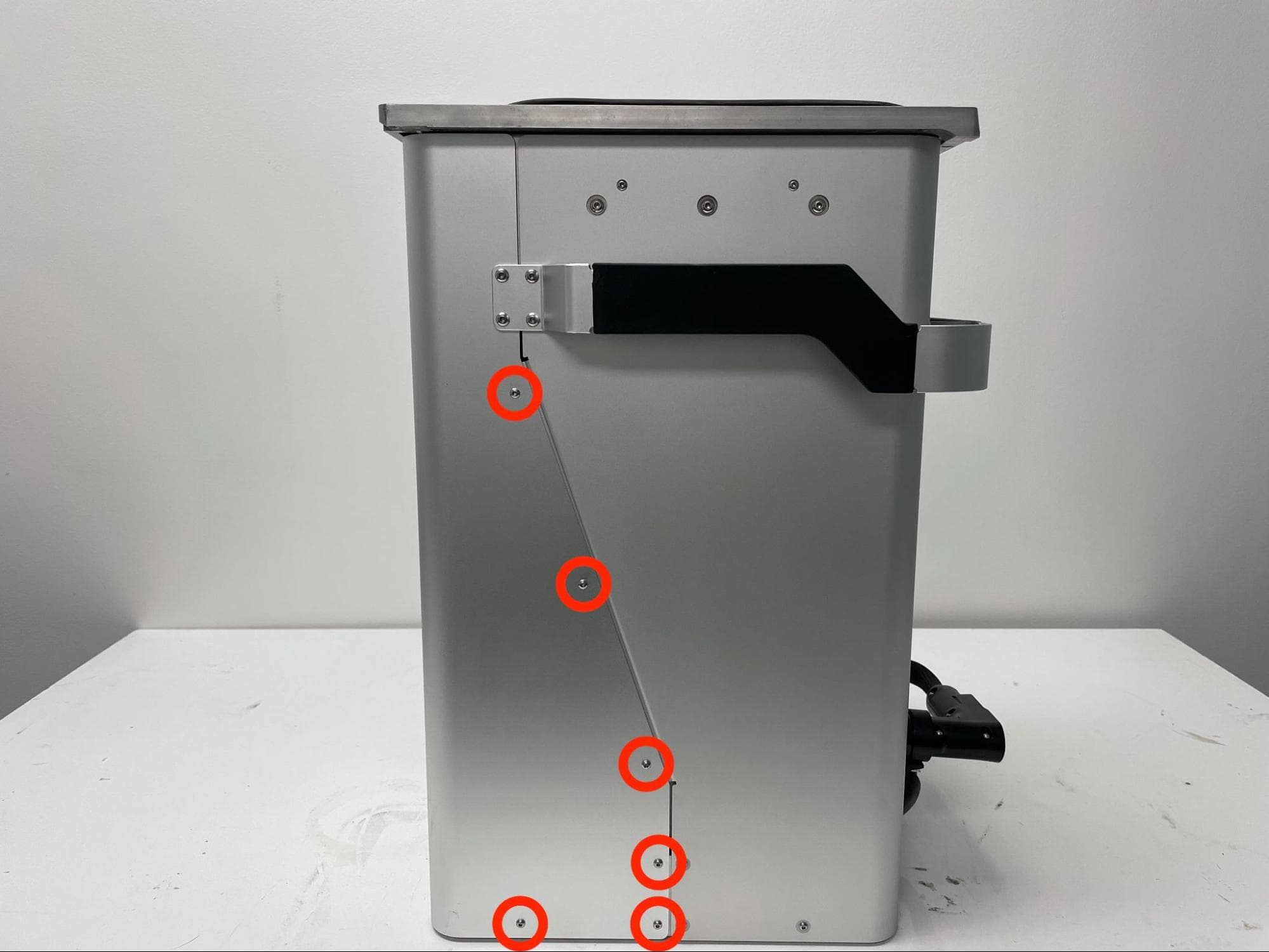 Remove the rear enclosure shell