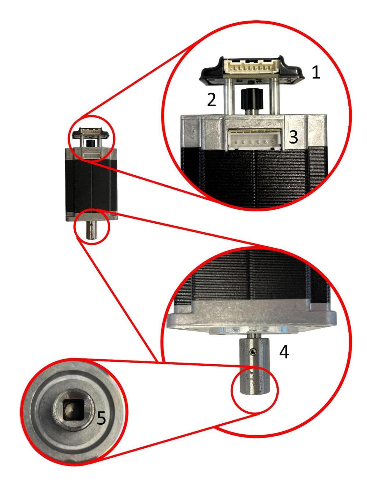 Fuse 1 generation flipper and recoater motor assembly