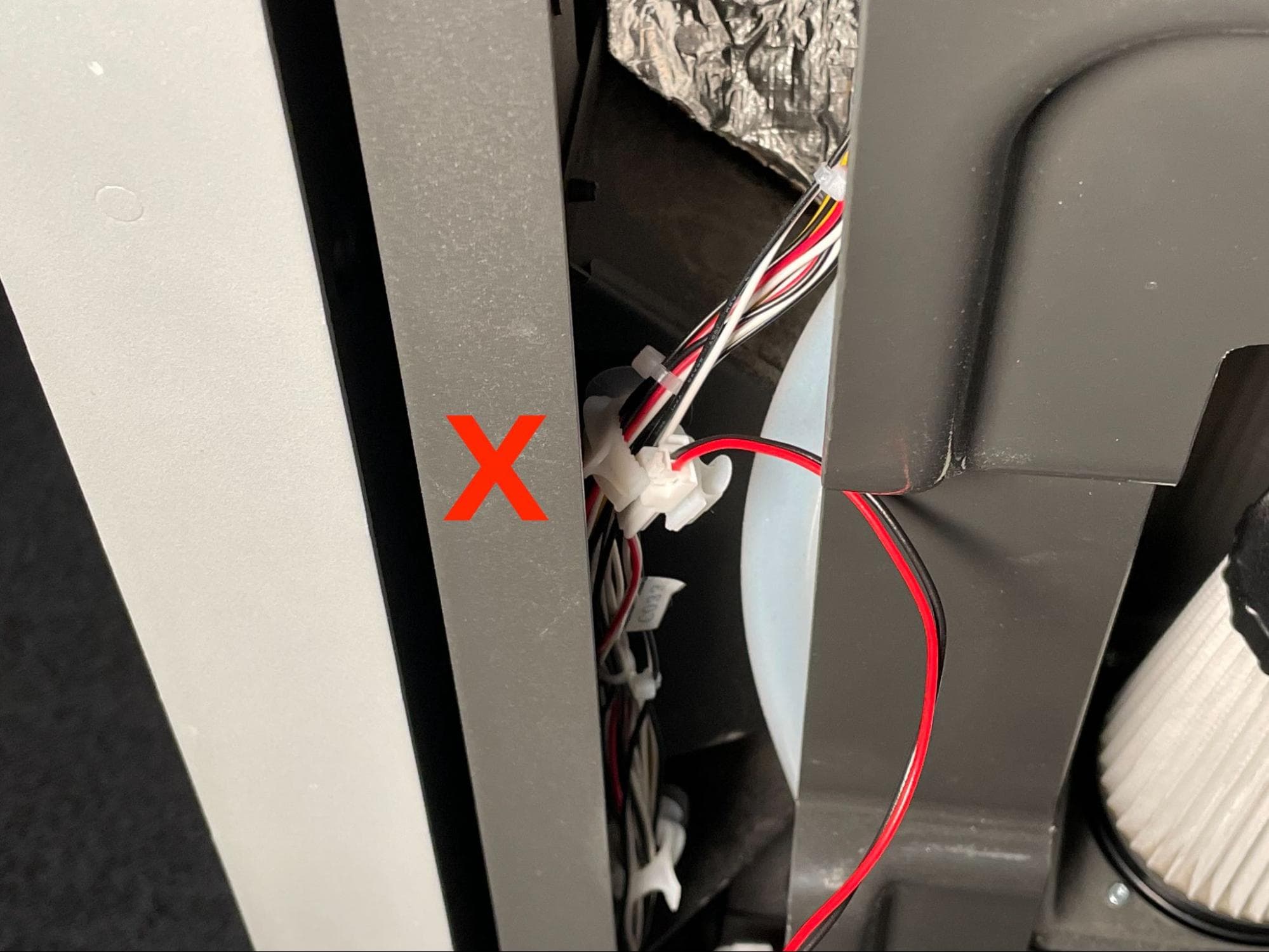 Replace the top & hopper-side panels