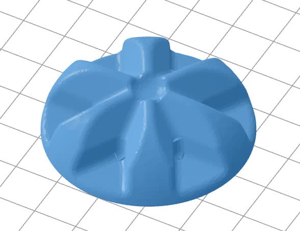 PreFormに表示されるForm Cure L V2 ターンテーブルカプラーモデル