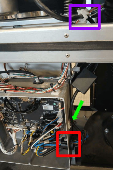 Remove the vibration motor