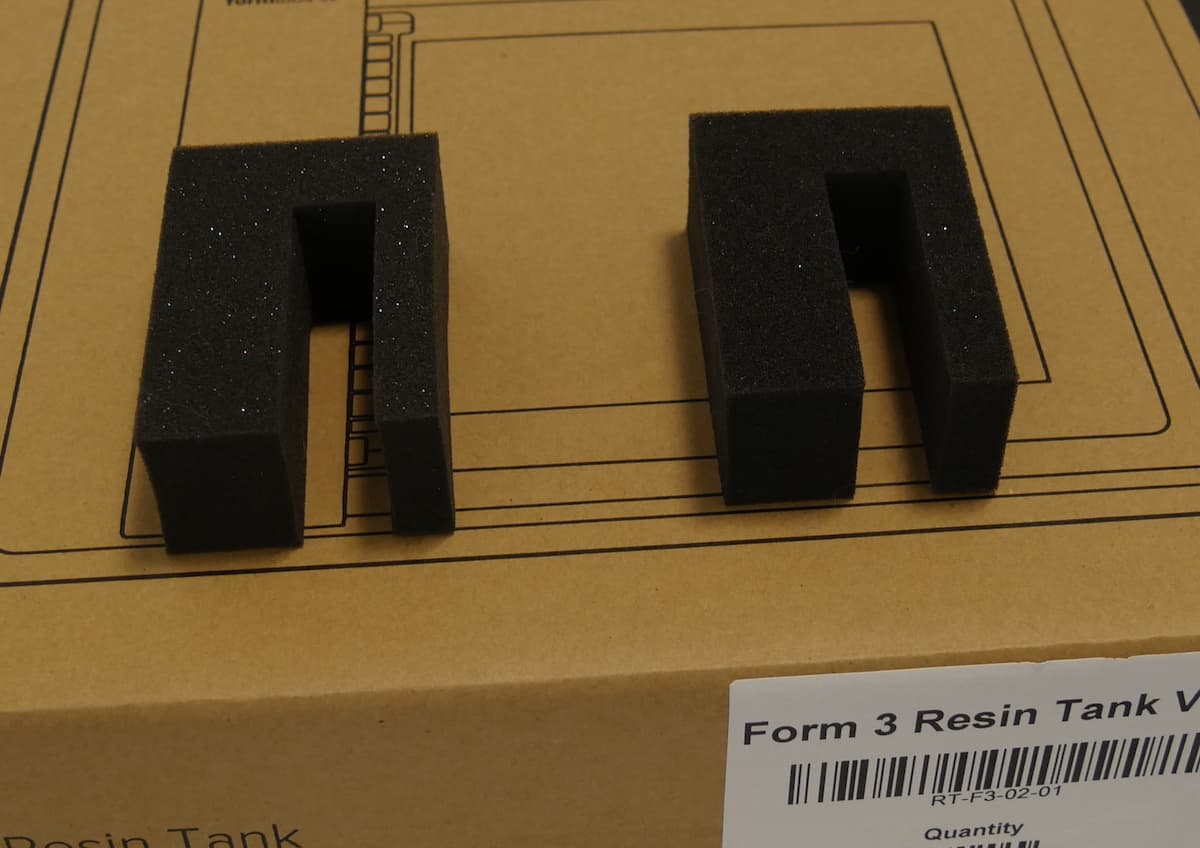 ポリウレタンフォームで作られたForm 3/Form 3Bミキサー保持用発泡体