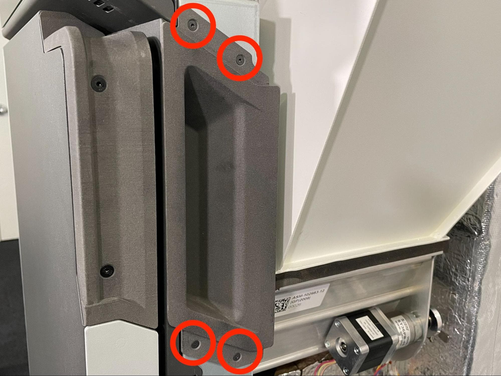 Replace the top & hopper-side panels