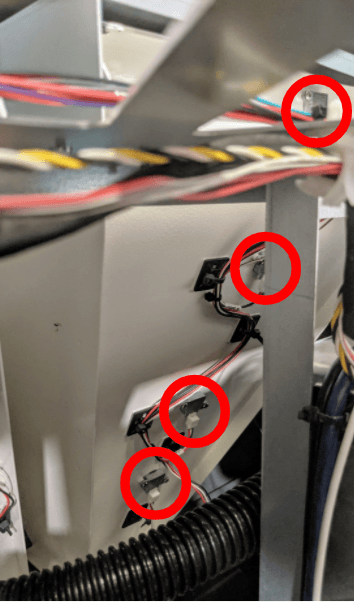 Replace the powder sensor(s)