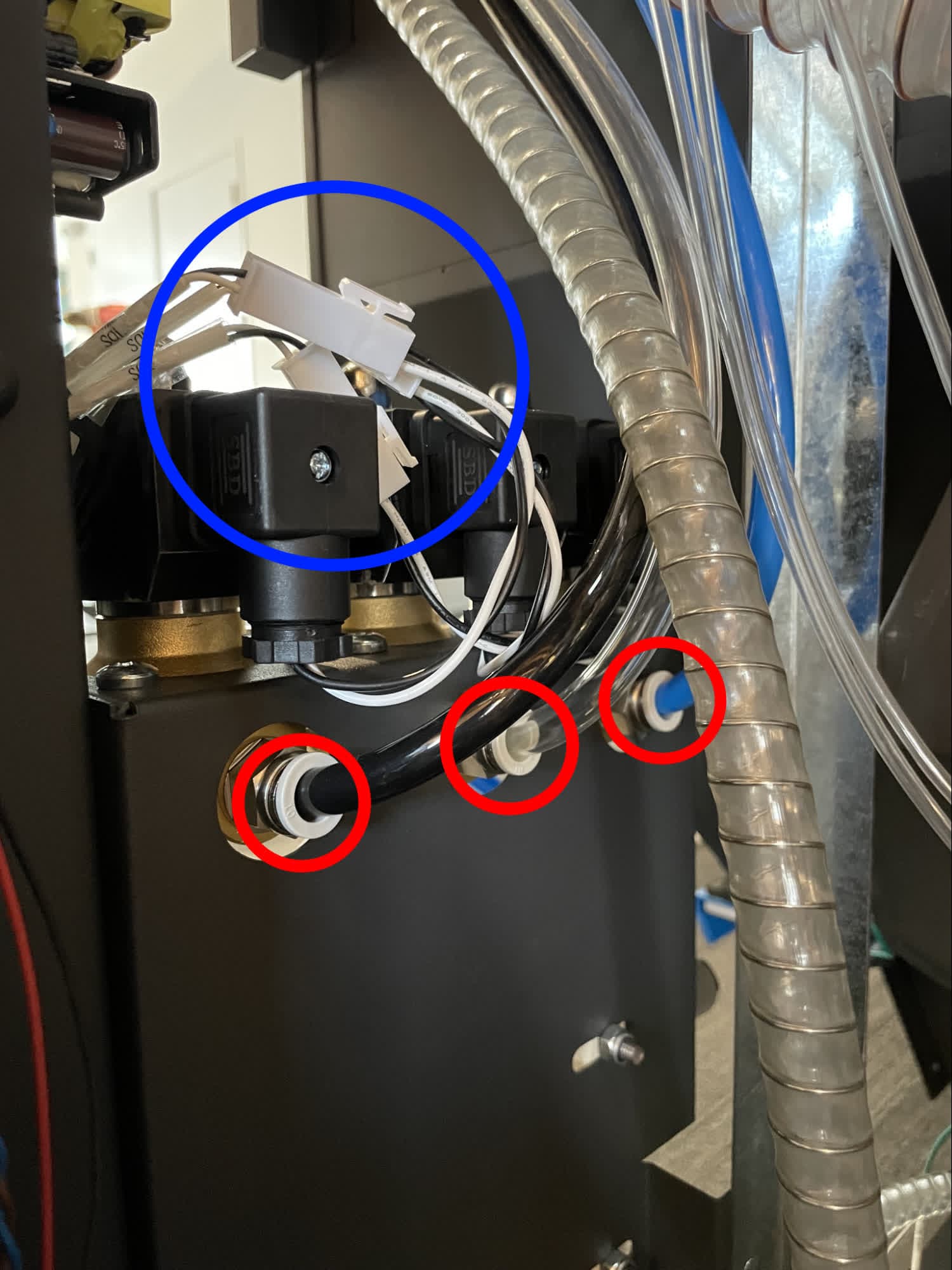Reconnect the Solenoids