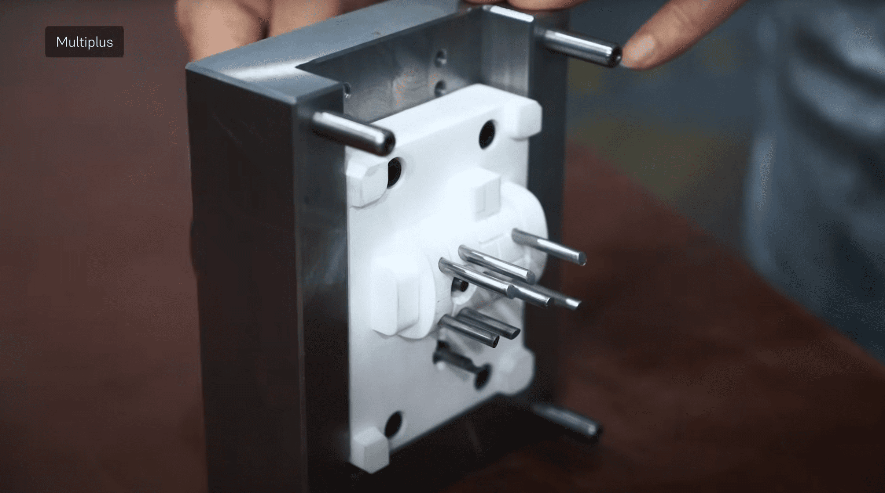 Installing the Mold Inside a Metal Frame