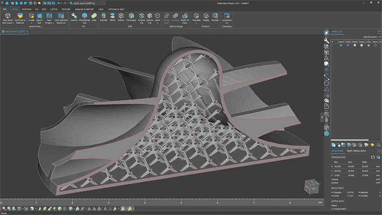 patrón de fundición en cad