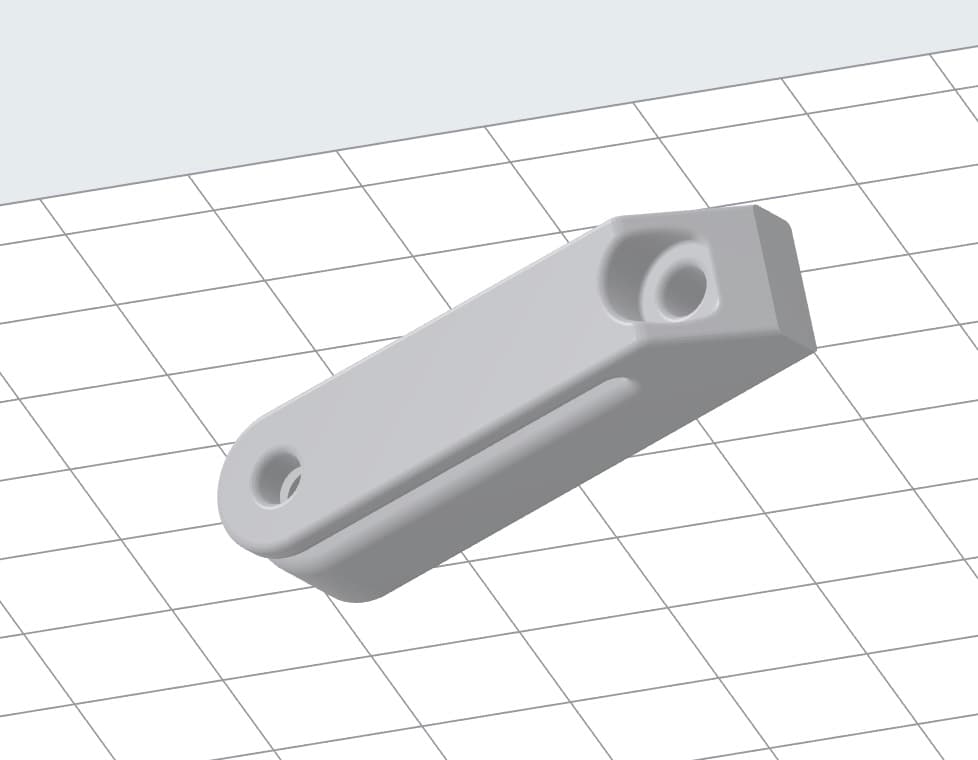 PreFormに表示されるForm 3 LPUリボンケーブルクリップ