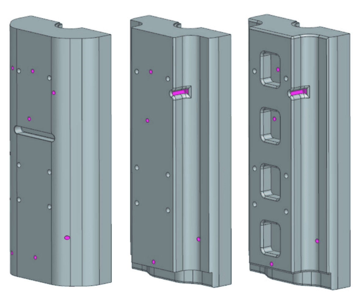 CAD design of the mold