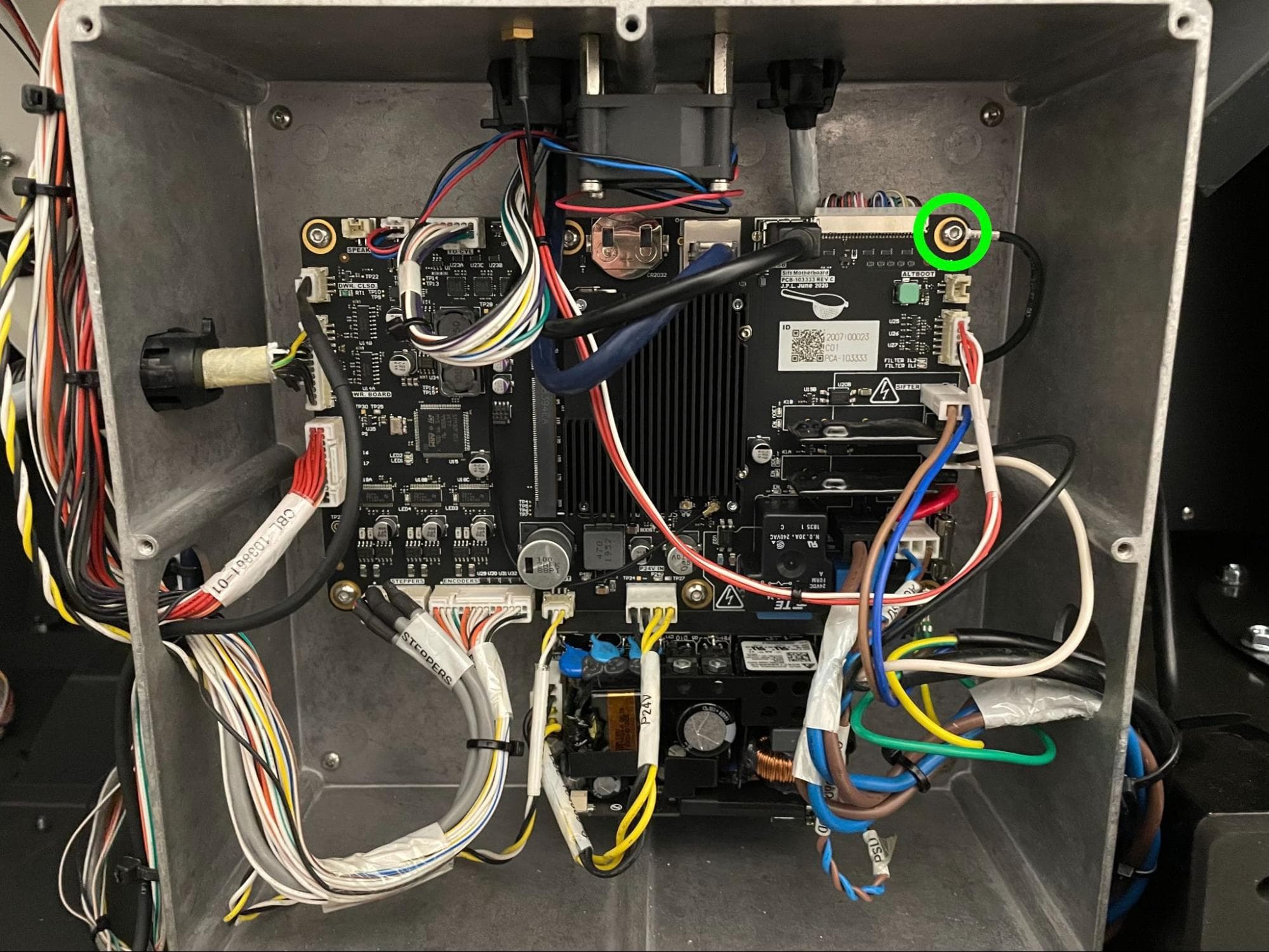 Remove the original wire harness