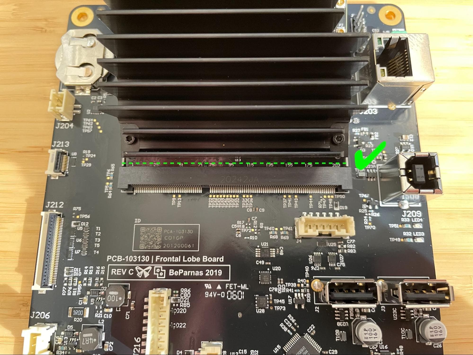 Install the replacement SOM