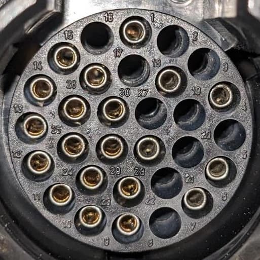Clean build chamber plug pins