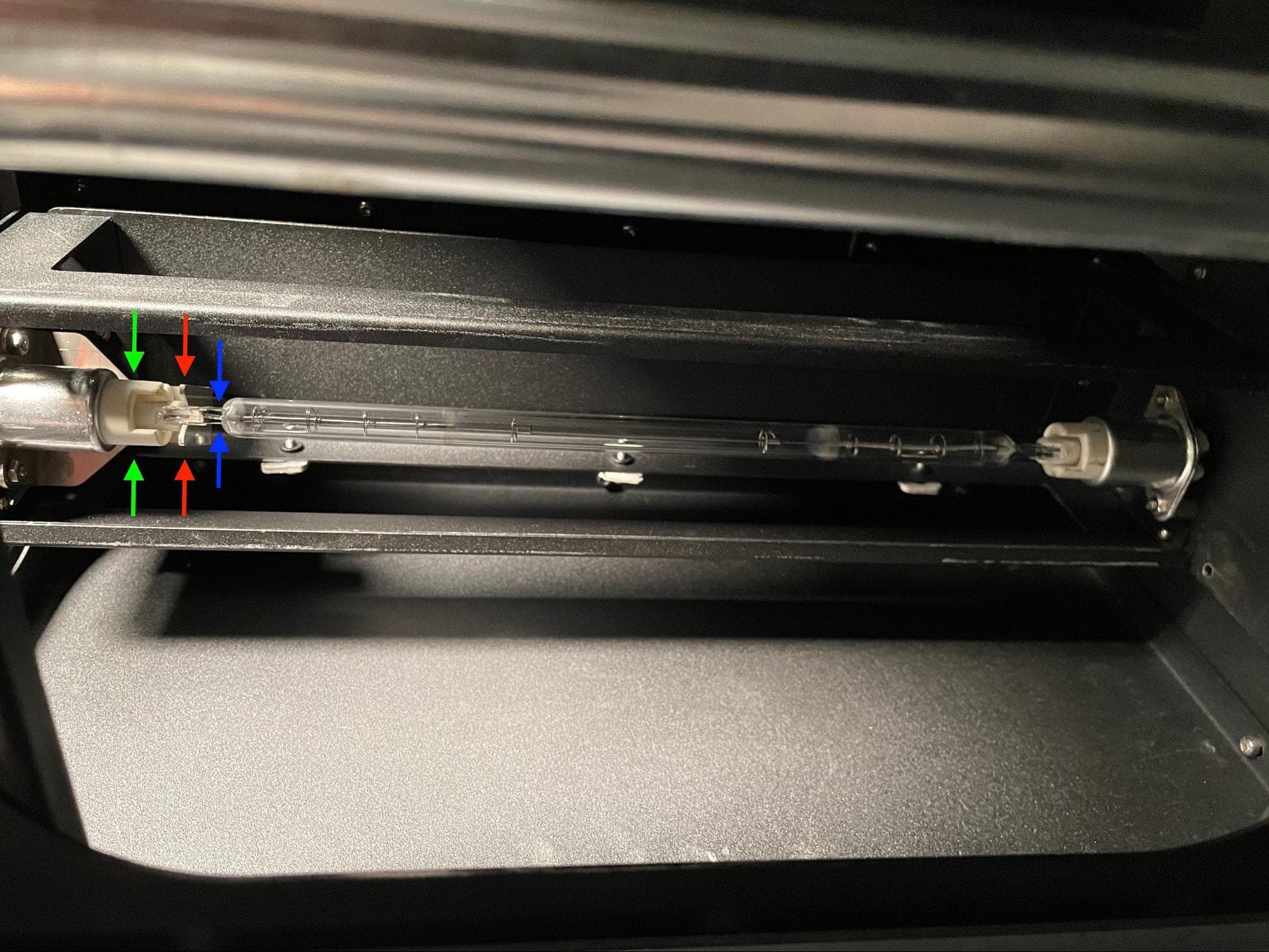 Step 4: Fully seat the quartz tube heater