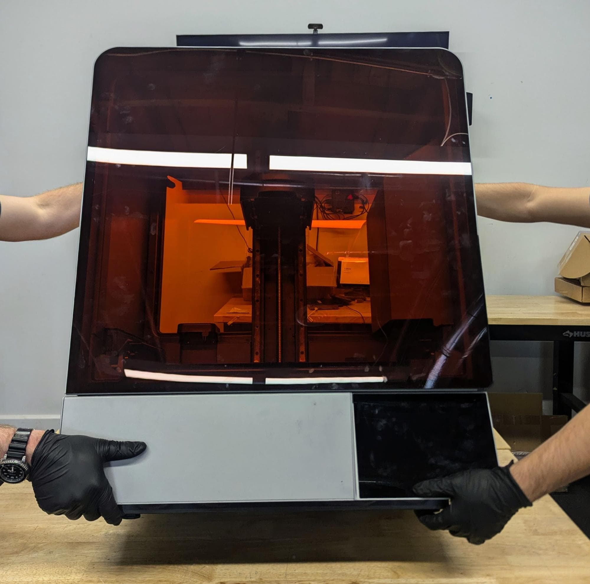 Step 4: Rotate the printer