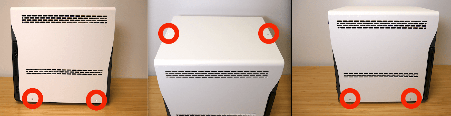 Formlabs Fast Cure shell screws