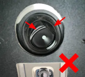 Install the replacement IR sensor flow body