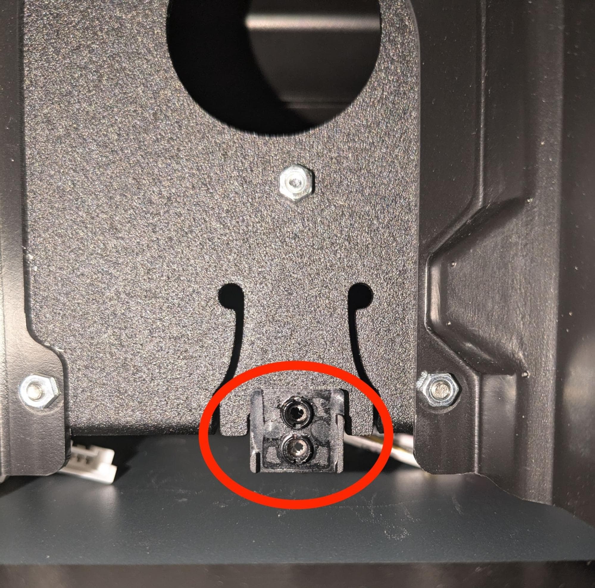 Remove the cartridge floor