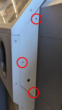 Mount and secure the right-front panel