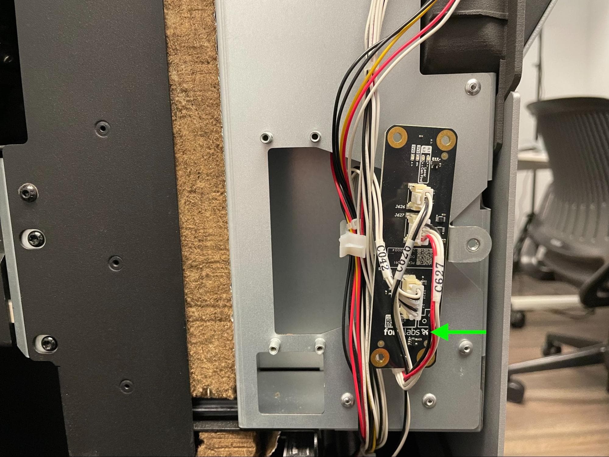 Remove and replace the interlock board