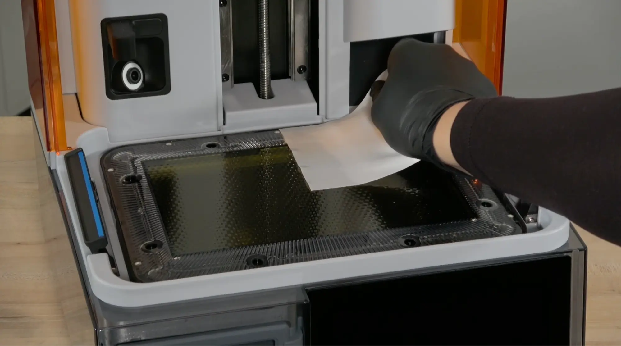 Cleaning the Form Studio 1 LPU release texture