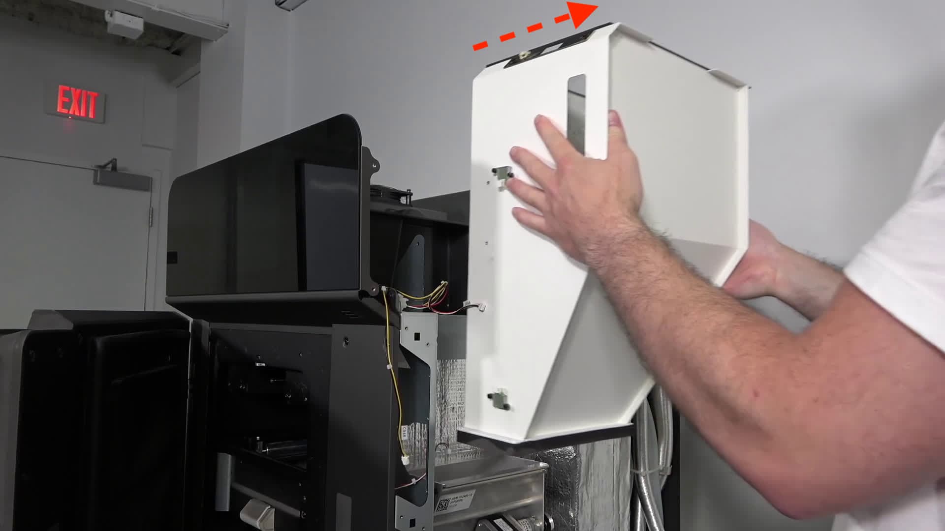 Remove the hopper