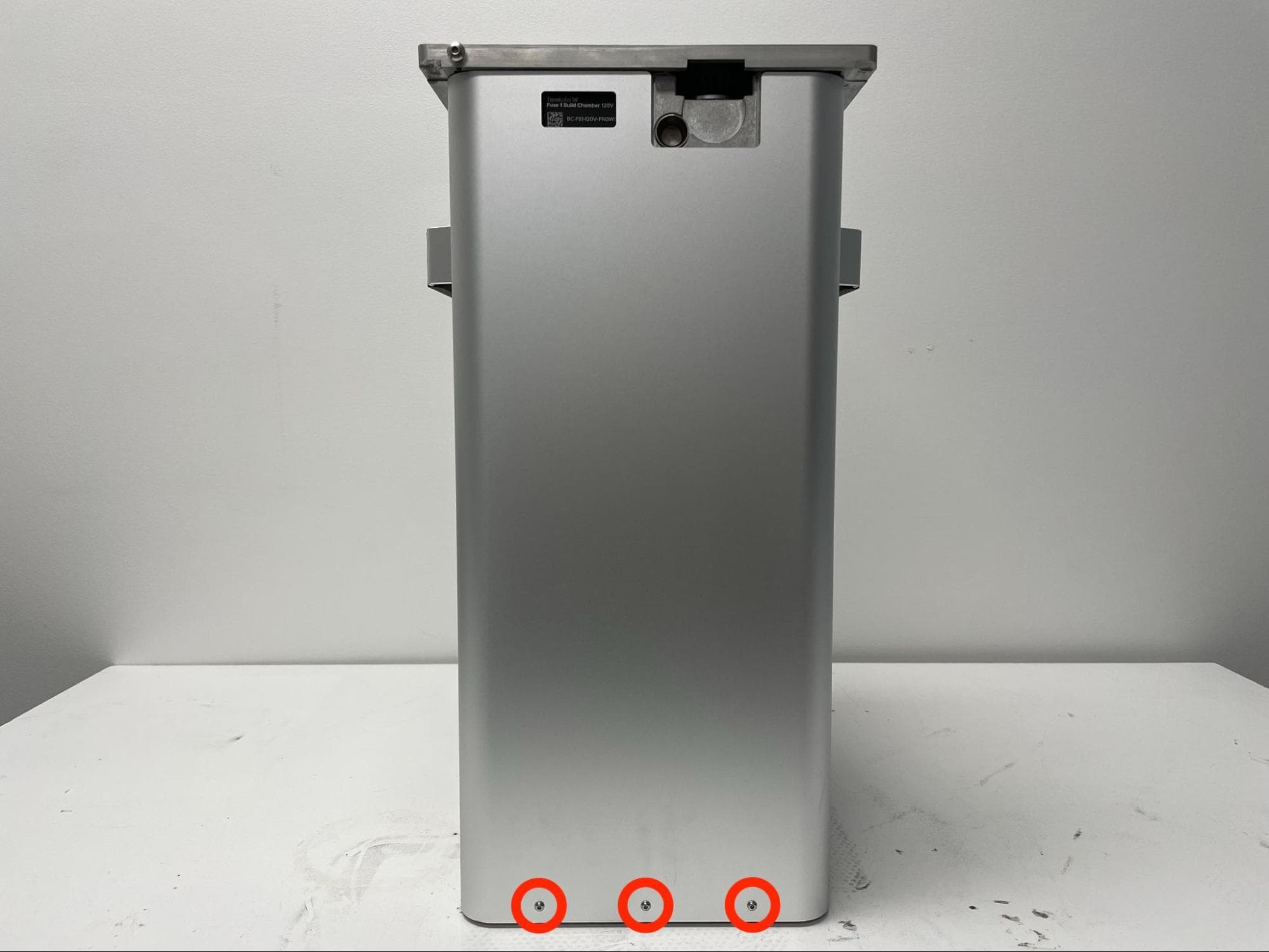Remove the rear enclosure shell