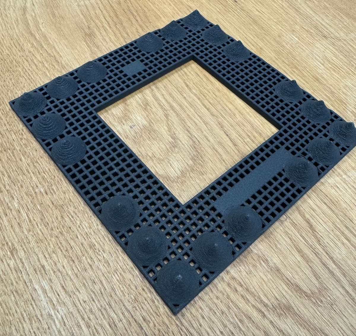 A cleaned Nylon 12 Tough Powder tuning print