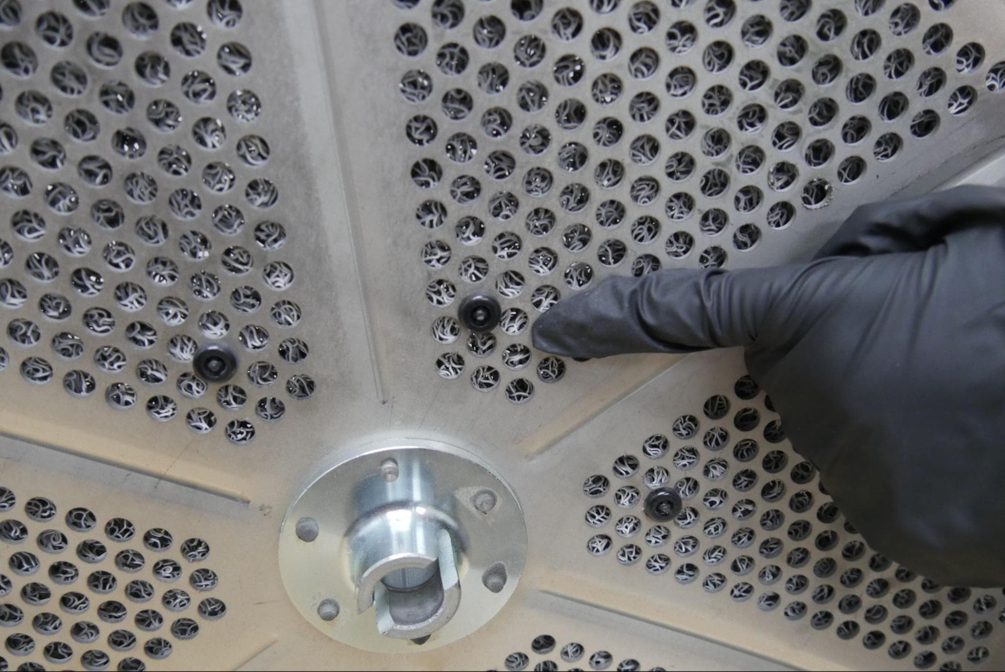 Step 2: Secure the circular base liner