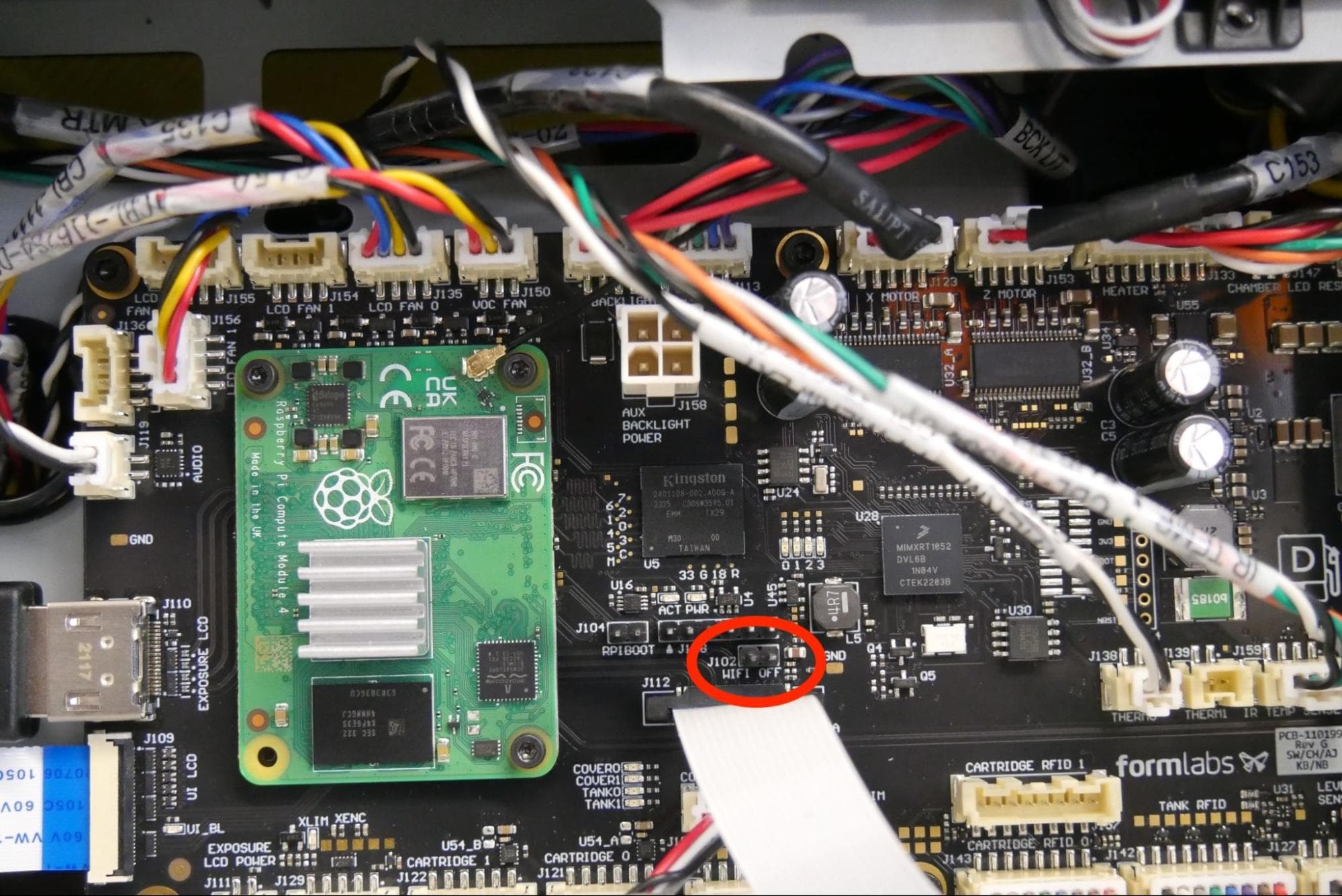 Step 1: Install the wi-fi jumper