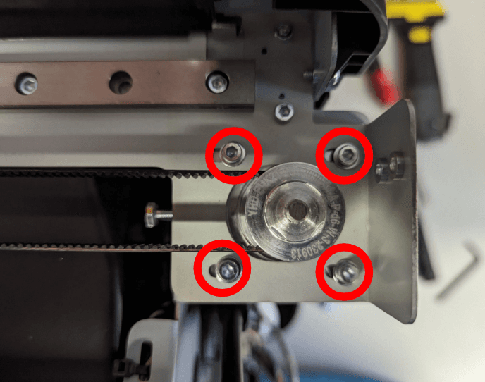 Step 2: Remove the mixer drive motor