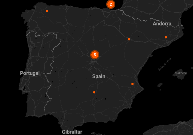 spain map