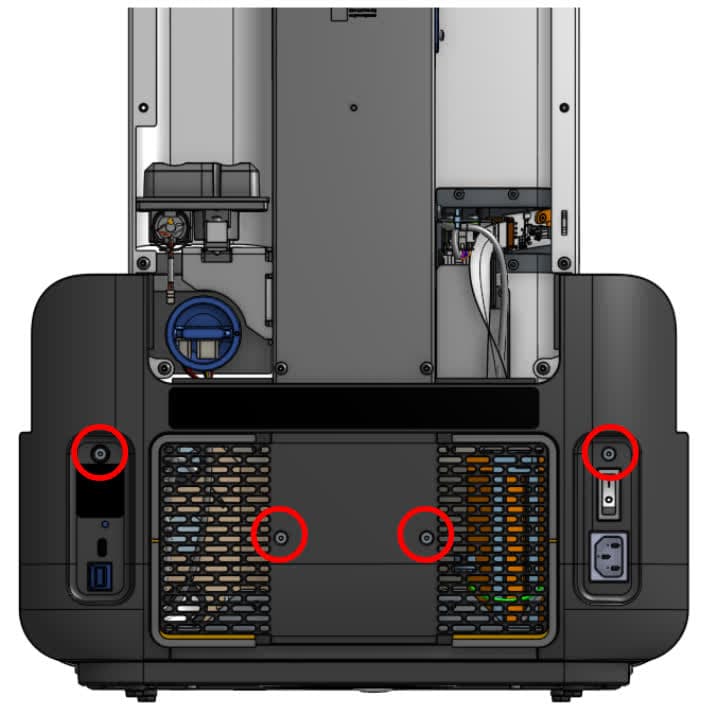 Step 2: Install the back screws