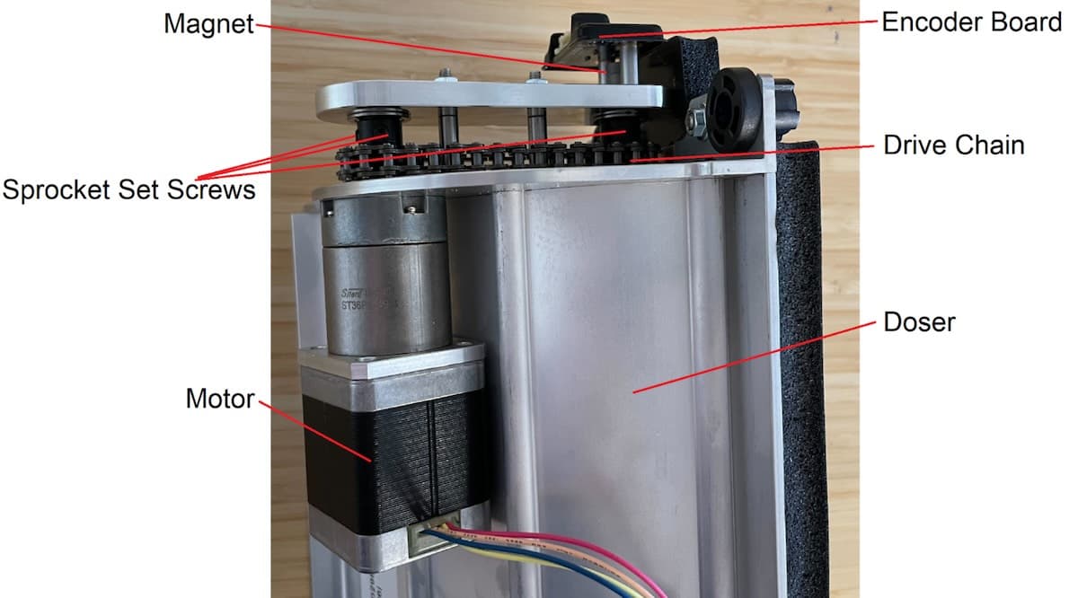 Fuse 1 generation doser motor assembly