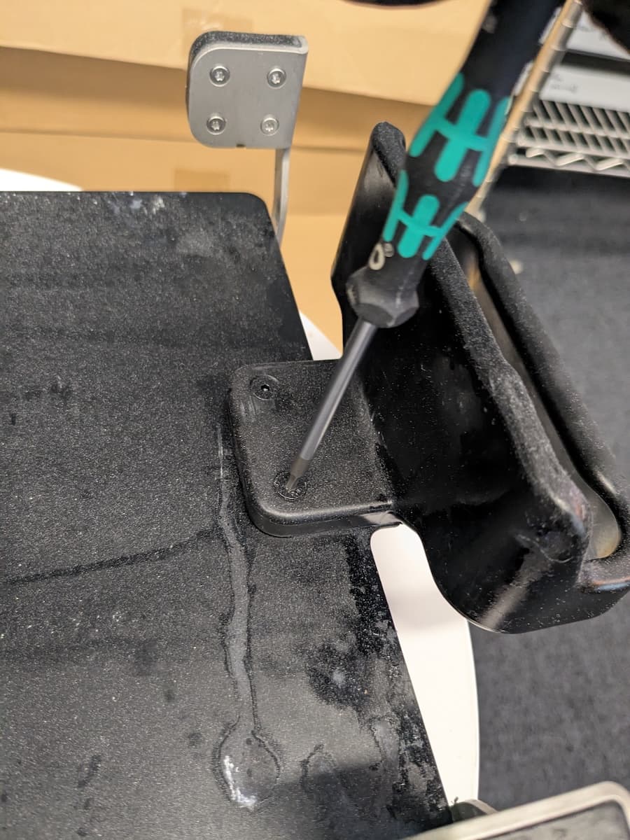 Step 2: Secure the build platform handle